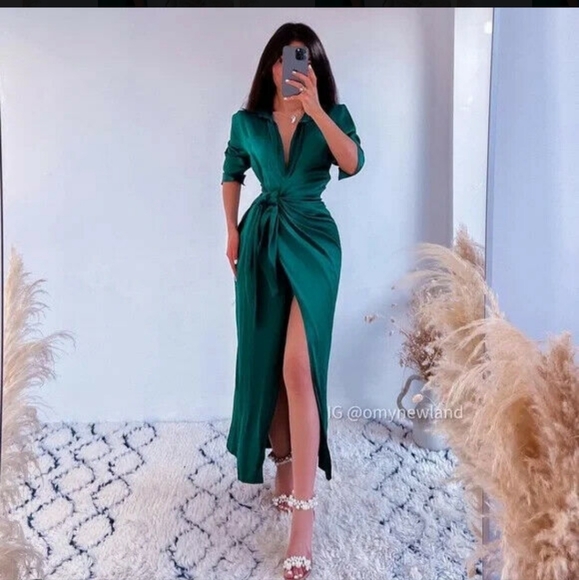 Zara Limited Edition Wrap Dress - Picture 1 of 7